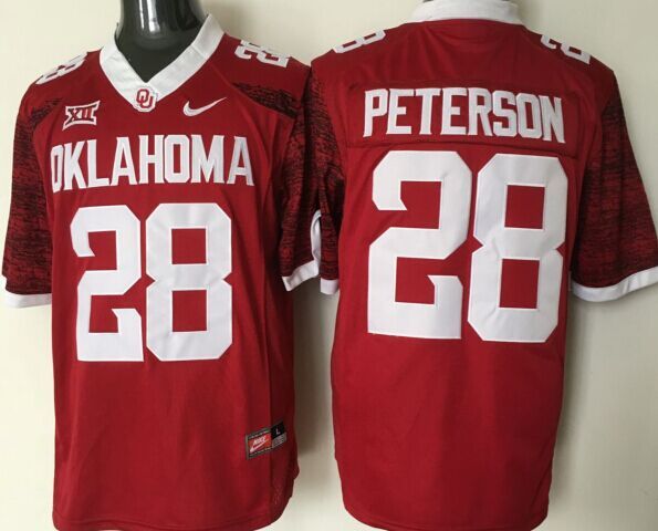 NCAA Youth Oklahoma Sooners Red Limited 28 jerseys